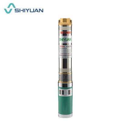 China Long Life SHIYUAN DC SOLAR PUMP 24V 250W 3INCH BODY NO NEED CONTROLLER for sale