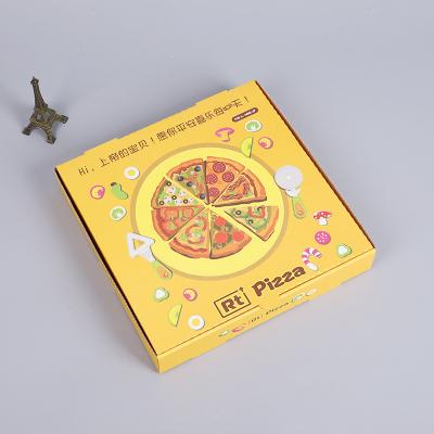 China Recyclable Pizza Packaging Universal Box Logo Multi-Size Baking Corrugated Custom Takeout Box Food Packaging for sale