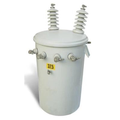 China Single Phase Power 50KVA 34.5kv 120/240V 240/480V Oil Pole Mounted Transformer for sale