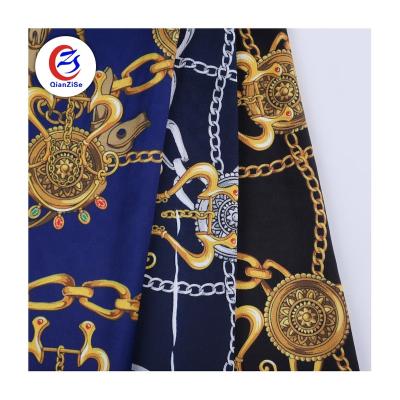 China Shrink-Resistant Bubble Dress Satin Textile Shaoxing Crepe Fabric Polyester Fabric For Scarf for sale