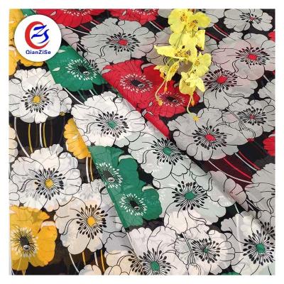 China Chinese Factory Customized Design Anti Static Printed Digital Printing Silk Fabric Sublimation Printing Satin For Dubai for sale