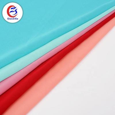 China Breathability Comfortability Chiffon Scarf Polyester Solid Color Chiffon Woven Fabric Wholesale Price for sale