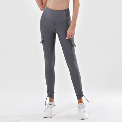 China Ladies Breathable Plain Pants Baba Girl High-waisted And Hip-hugging Tight Fitness Yoga Seamless Outdoor Running Pants for sale