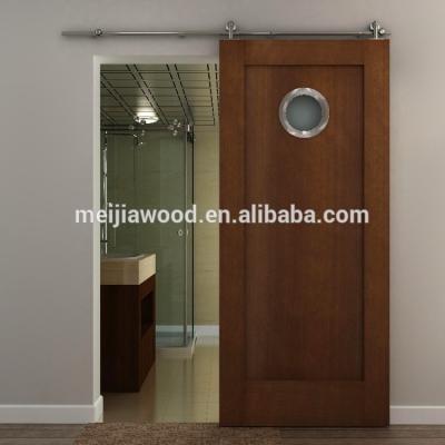 China Modern Porthole Bathroom Sliding Barn Door Used For Hotel for sale