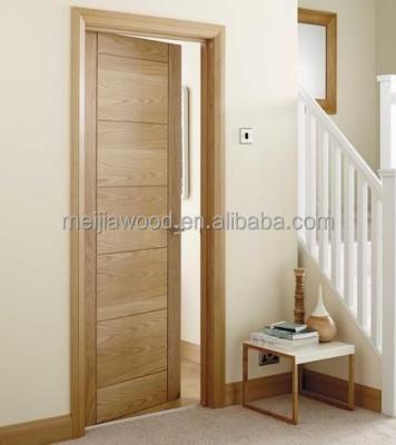 China Soild Anti-theft Modern Swing Environmental Protection Wooden Interior Door for sale