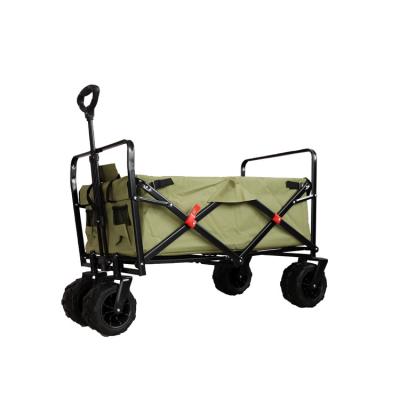 China Outdoor Retractable Heavy Duty Trolley Trolley Transoprt Beach Cart Serving Beach Cart On Wheels for sale