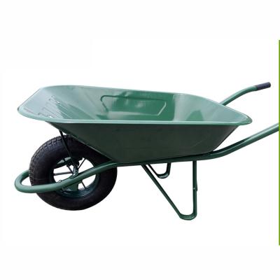 China Durable and inexpensive construction powered stainless steel trolleyPower wheel wheelbarrow various types of wheelbarrow 75 for sale