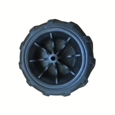 China Home Use PU Foam Replacement Pneumatic Solid Tire And Wheel For Beach Cart for sale