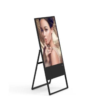 China 43inch WIFI Android Indoor Portable Digital Signage LCD Signage Advertising Kiosk Slim Digital Screen for sale