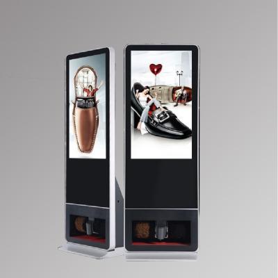 China 2021 indoor digital signage retail floor stand shoes polishers advertising display LCS digital signage for sale