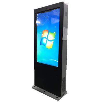 China Outdoor Floor Standing Digital Signage 55Inch Advertising Display Outdoor LCD Digital Signage for sale