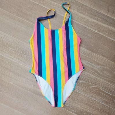 China 2021 Breathable Sexy Women Swimming Suits For Female Bikini With Striped Pattern for sale