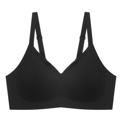 China Multi Color One Piece Comfort Breathable Seamless Bra With Removable One Piece Push Up Bra For Women Underwear for sale