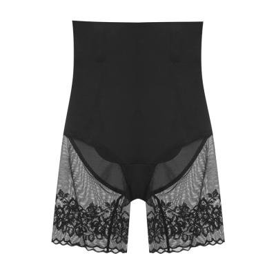 China Good Quality Breathable Solid Floral Lace Thong Slimming Full Butt Pant Shaper With Timmy Control Body Shaper for sale