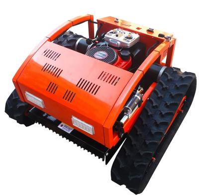 China Real Factory 4-Stroke Mini Crawler Type Remote Control Robot Gasoline Engine Lawn Mower for sale