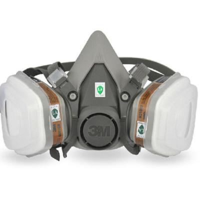 China Dust Environment Full Face Rubber Particulate Respirator With Dual Filters Gas Mask for sale