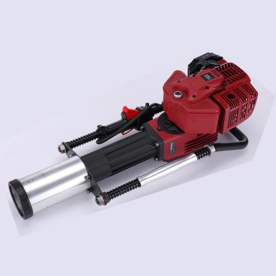 China Best Selling Solar Photovoltaic Hand Held Gasoline Powered Gasoline Piling Machine Fence Post Pile Driver for sale