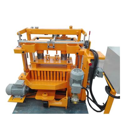 China Buliding Construction Factory Price QMR2-45 Manual Concrete Hollow Block Making Machine for sale