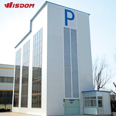 China PCS Type Vertical Parking Tower Lift Parking Garage Lift Smart Automatic Pull System 5200mm*1900mm*1550mm for sale