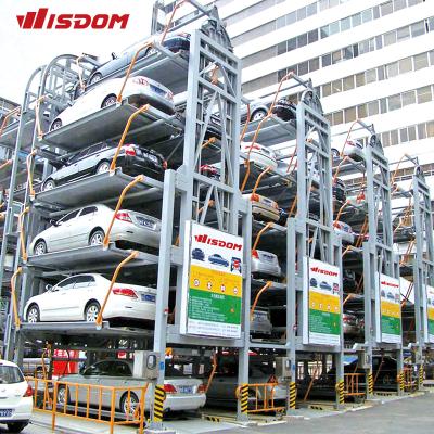 China Tower Parking Price Tower Garage Lift Smart Automatic Pull Up Vertical Parking System 5200mm*1900mm*1550mm for sale