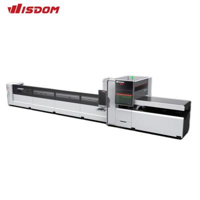 China VISION SYSTEM Wisdom Tube Laser 1000W CNC Laser Cutting Machine For Metal Tube China for sale