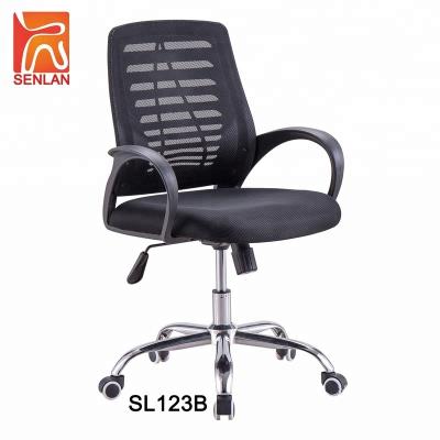 China Mid Height (Height) SL123B Adjustable Back Computer Executive Plastic Office Chair for sale