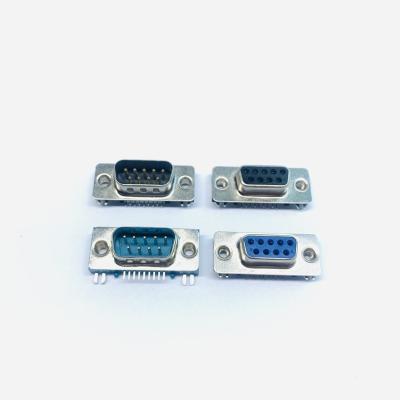 China D-sub type VGA 22 pin thin right angle three rows DB in the first seven after the D-sub female connector eight DB SLIM D-SUB for sale