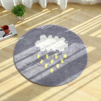 China 100% COTTON CARTOON CLOUD AND RAINING T.A.O. FUNNY ROUND-SHAPE BABY GAME for sale