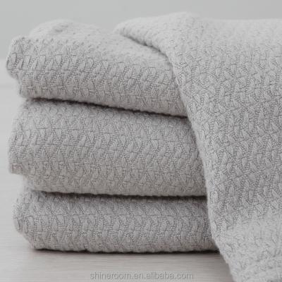 China Disposable SUPER SOFT BAMBOO COTTON WEAVE THERMAL BLANKET for sale