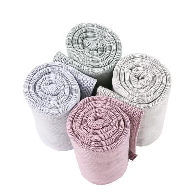 China 100% natural GOTS CERTIFIED ORGANIC COTTON KNITTED NEWBORN BABY COVER BLANKET for sale