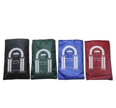 China Portable Pocket Islamic Prayer Mat For Muslim Home Use Easy To Carry Prayer Mat for sale