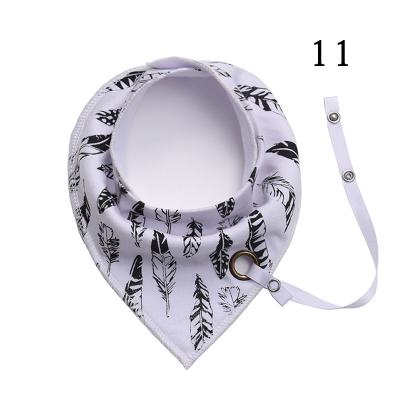 China PORTABLE Baby Accessories Toddler Bib Towel Toddler Saliva Shield Towel Newborn Safe Maternal Baby Double Layer Baby Sling Satin Triangle Scarf for sale