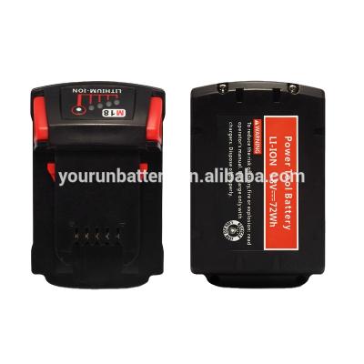 China Power Tools Power Tool Batteries 18V Lithium Ion For MIL With Smart BMS for sale