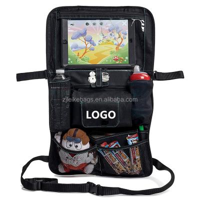 China Multifunctional Suv Car Seat Organizer With Tablet Holder for sale