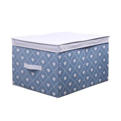 China New Arrival Sustainable Wholesale Luxury Household Items Collapsible Home Storage Bin With Lid for sale