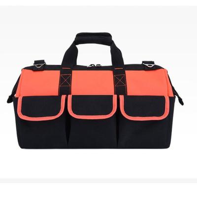 China Premium Large Capacity Mouth Tool Bag Tool Holder Wide Organizer for Electrician for sale