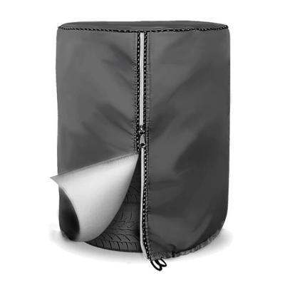 China Outdoor New Arrival Heavy Duty Waterproof Tire Storage Cover With Drawstring for sale