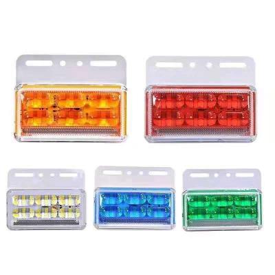 China Truck Side Marker Light Truck Led Parking Light 24v Waterproof Highlight Tire Light Truck Trailer Driving Width Steering Lamp for sale