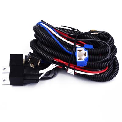 China Wholesale Car Electronic Auto Wiring Factory Lamp Bright Enhancer Horn Retrofit Wire Harness for sale