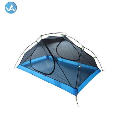 China Outdoor Entertainment Manufacturer Sale Hiking Equipment Wind Resistant 1-2 Man Noise Resistant Camping Tent for sale