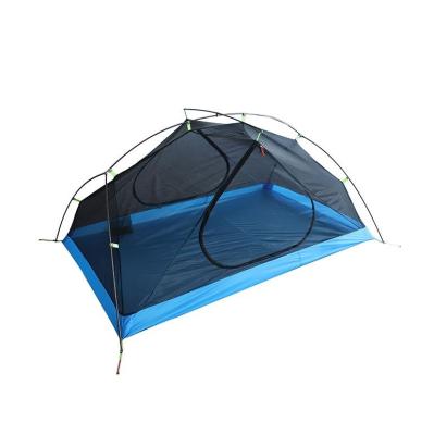 China Most Popular Mosquito Repellent Outdoor Breathable Patent Entertainment OEM&ODM Ultralight Camping Tent For 1-2 Person Trekking Poles Camping Tent for sale