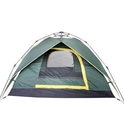 China Outdoor Waterproof Automatic Hydraulic Spring 3-4 Person Family Diagonal Bracing Type & Rise of the tents for sale