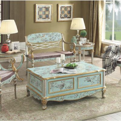 China Eco - Friendly Modern Rustic Wooden Coffee Table And Chair Set In Home Furniture for sale