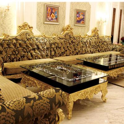 China BAR SET OE-FASHION Customized Luxury European Style Fabric Corner Sofa For Night Club Furniture for sale