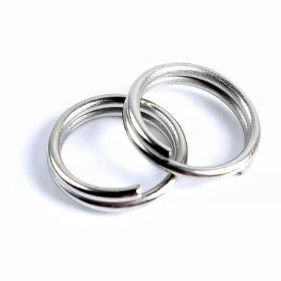 China Professional Electroplating Process Manufacturers Of Stainless Steel Open Ring Can Be Connected To The Hook For Hard Bait Fishing Ring for sale