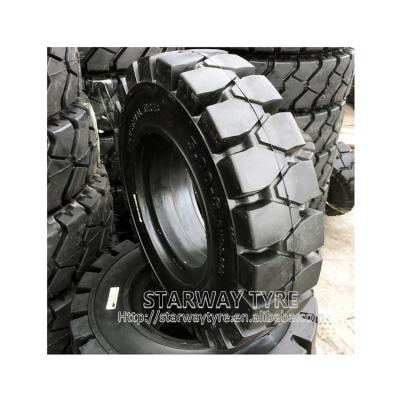 China Factory price natural rubber solid forklift tire 5.00-8 6.00-9 6.50-10 8.25-15 8.15-15 28x9-15 high quality for sale