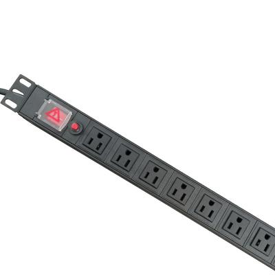 China US standard socket, X-8US-16-1.0 19 inch mechanical PDU for sale