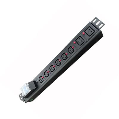 China For Rack Cabinet IEC C19 Socket , 8 Way Horizontal PDU for sale