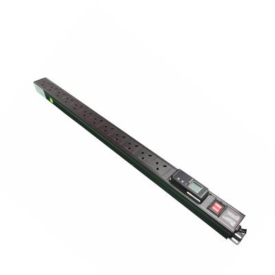 China Aluminum alloy 220V UK type 12 way metering PDU is used for special cabinet distribution equipment for sale