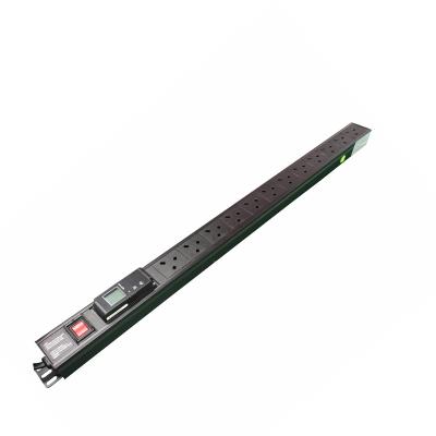 China Aluminum Alloy 220V 13A 12 ways BS1363 Socket monitoring PDU is used for special distribution equipment of 42U cabinet for sale